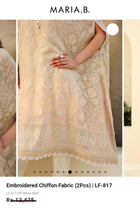 Load image into Gallery viewer, Mariab Duppta Luxe Chiffon Embroidered
