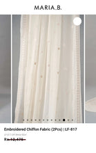 Load image into Gallery viewer, Mariab Duppta Luxe Chiffon Embroidered
