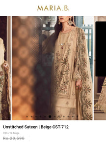 Mariab Fabric Mirror style Net