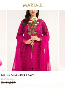 Mariab Fabric Luxe Schiffli Embroidered