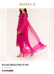 Mariab Fabric Luxe Schiffli Embroidered
