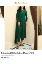 Load image into Gallery viewer, Mariab Duppta Luxe Chiffon Embroidered
