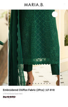 Load image into Gallery viewer, Mariab Duppta Luxe Chiffon Embroidered
