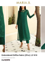 Load image into Gallery viewer, Mariab Duppta Luxe Chiffon Embroidered
