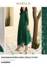 Load image into Gallery viewer, Mariab Duppta Luxe Chiffon Embroidered
