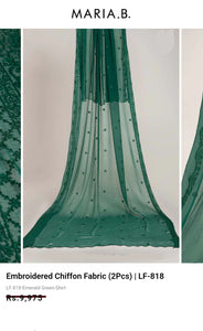 Mariab Duppta Luxe Chiffon Embroidered