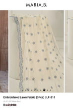 Load image into Gallery viewer, Mariab Duppta Luxe Chiffon Schiffli Embroidered
