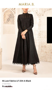 Mariab Luxe Fabric Chain embroidered Lawn