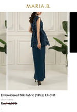 Load image into Gallery viewer, Mariab Fabric Luxe Schiffli Embroidery &amp; Laser cut
