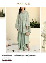 Load image into Gallery viewer, Mariab Fabric Luxe Embroidered Chiffon
