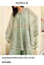 Load image into Gallery viewer, Mariab Fabric Luxe Embroidered Chiffon
