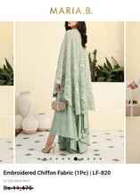 Load image into Gallery viewer, Mariab Fabric Luxe Embroidered Chiffon
