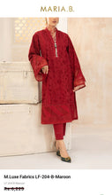 Load image into Gallery viewer, Mariab Luxe Shirt Chain embroidered Lawn
