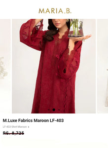 Mariab Fabric Luxe Chicken Kari Lawn