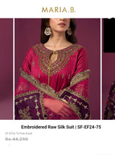 Load image into Gallery viewer, Mariab Shalwar Ready to Wear Embroidered Raw Silk
