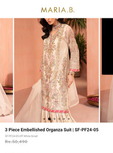 Mariab Gharara Embroidered Ready To Wear