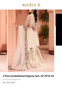 Mariab Gharara Embroidered Ready To Wear