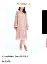 Load image into Gallery viewer, Mariab Fabric Luxe Embroidered Net Laser cut
