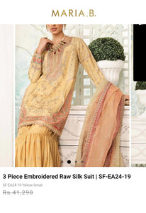 Mariab Farshi Gharara Ready To Wear Rawsilk