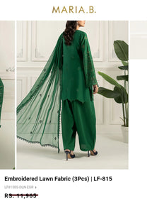 Mariab Shirt Luxe Schiffli Embroidery