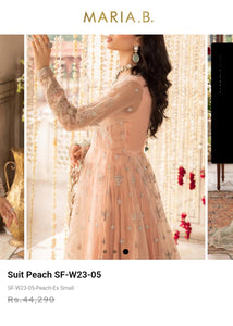Mariab Lehnga Crushed Ready to Wear