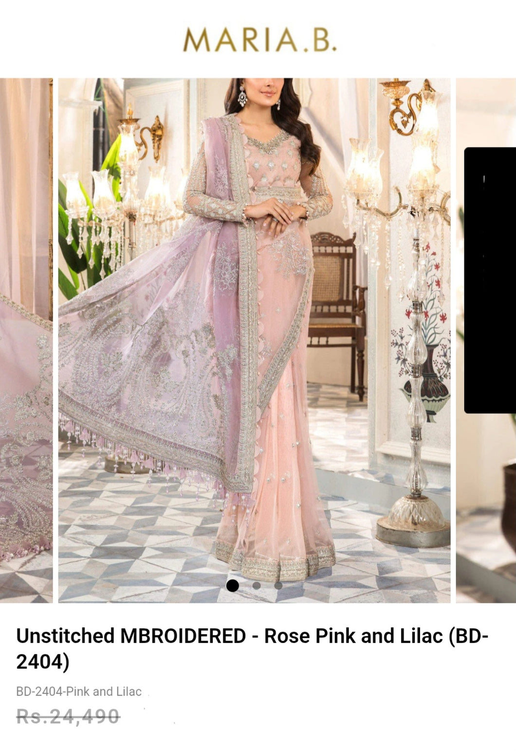 Mariab Saree Ready to Wear