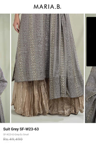 Mariab Lehnga Crushed Ready to Wear