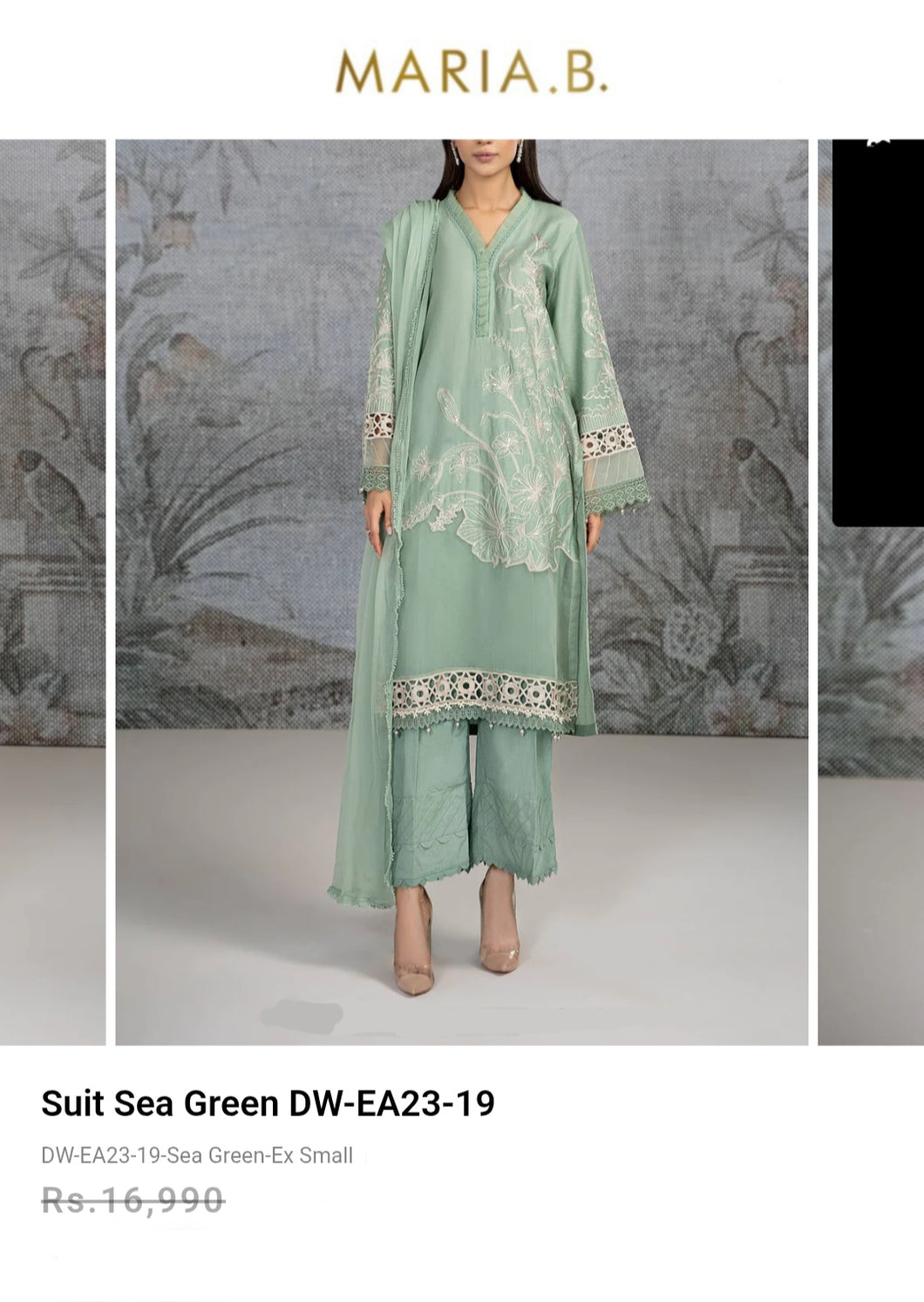 Mariab Duppta Ready to Wear Chiffon