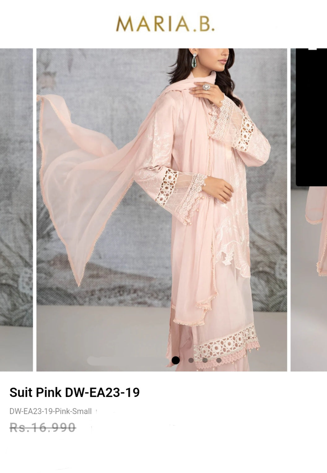 Mariab Duppta Ready to Wear Chiffon