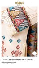 Load image into Gallery viewer, Nishat 2-Piece Embroidered Satin
