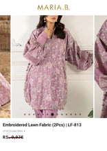 Load image into Gallery viewer, Mariab Fabric Luxe Lawn Embroidered
