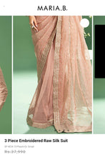 Load image into Gallery viewer, Mariab Duppta Ready to wear stick on Mukesh
