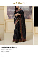 Load image into Gallery viewer, Mariab Saree Ready to Wear Banarsi Style
