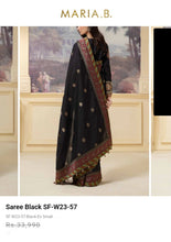 Load image into Gallery viewer, Mariab Saree Ready to Wear Banarsi Style

