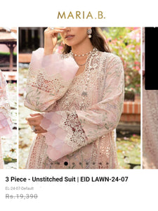 Mariab Fabric Luxe Lawn Embroidered