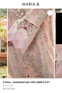 Mariab Fabric Luxe Lawn Embroidered