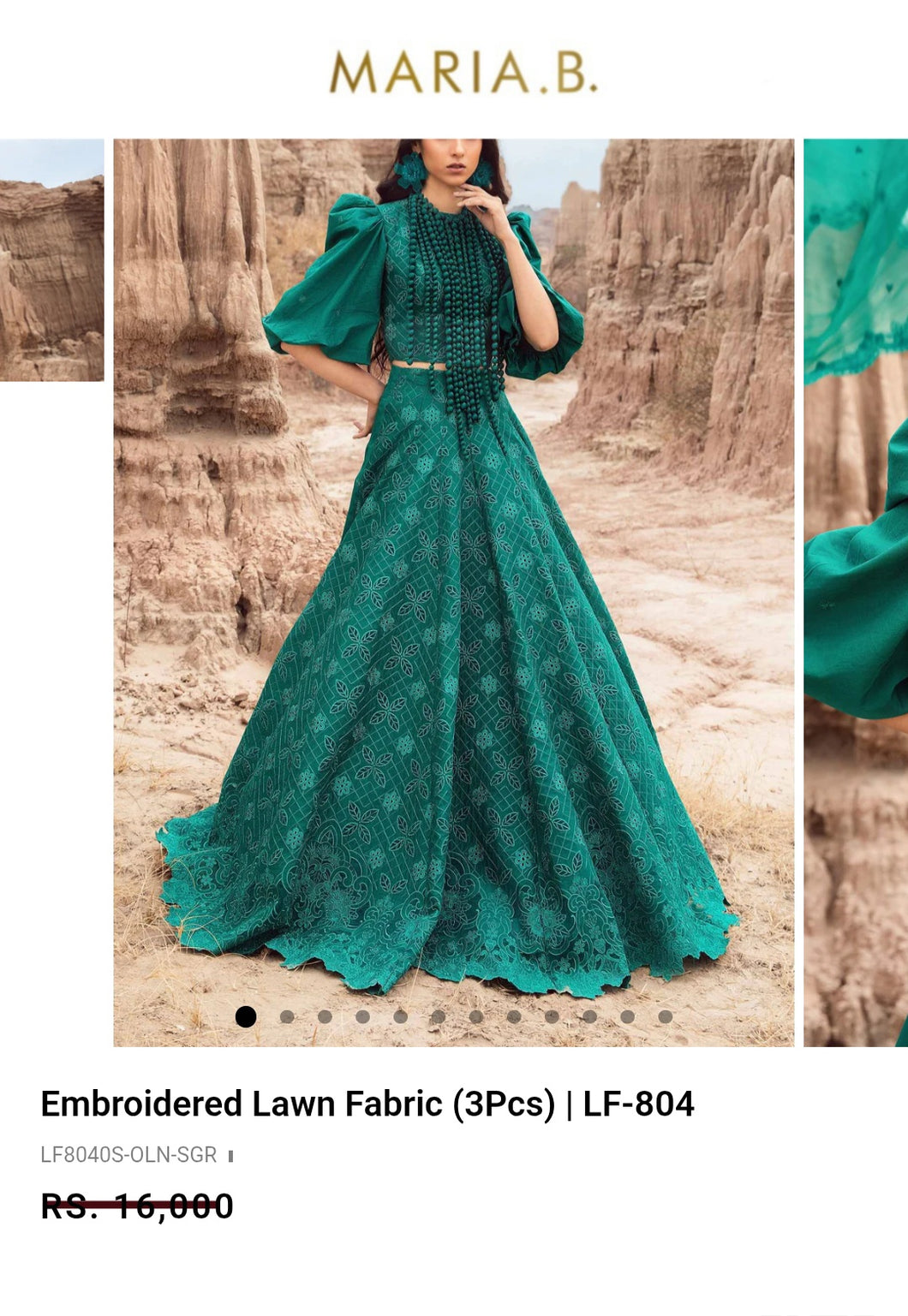 Mariab Shirt Luxe Laser Embroidery