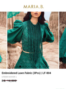 Mariab Shirt Luxe Laser Embroidery