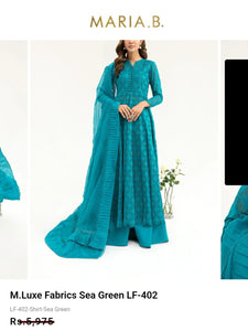 Mariab Duppta Luxe Schiffli Embroidered Chiffon