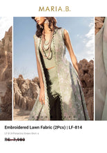 Load image into Gallery viewer, Mariab shirt Luxe Lawn Embroidered
