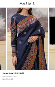 Mariab Saree Ready to Wear Banarsi Style
