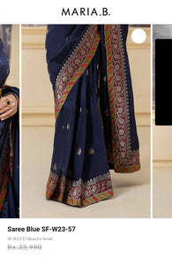 Mariab Saree Ready to Wear Banarsi Style