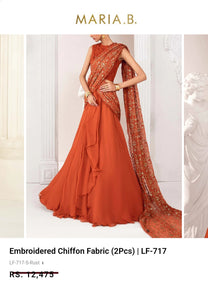 Mariab Duppta Luxe Chiffon Embroidered