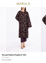 Load image into Gallery viewer, Mariab Fabric Luxe Embroidered Velvet
