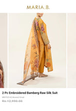 Load image into Gallery viewer, Mariab 2-Piece Ready to Wear Raw silk
