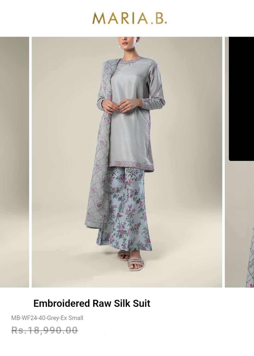 Mariab 2-Piece Ready to Wear Raw silk
