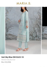 Load image into Gallery viewer, Mariab Fabric Embroidered Textured Lawn
