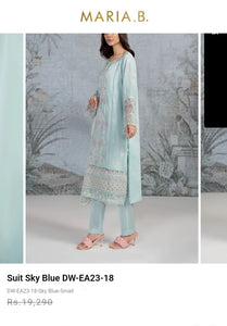 Mariab Fabric Embroidered Textured Lawn