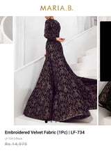Load image into Gallery viewer, Mariab Fabric Luxe Embroidered Velvet
