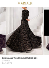 Load image into Gallery viewer, Mariab Fabric Luxe Embroidered Velvet
